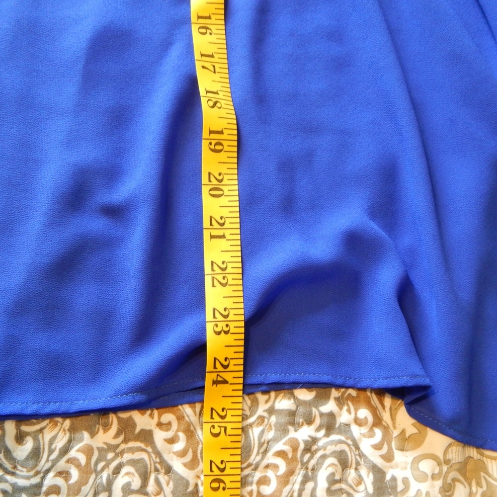 1X Blue Batwing Oversized Flattering Top - Picture 7 of 8